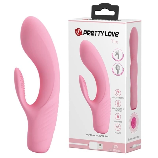 Wibrator Punktu G TIM Pretty Love Ładowany USB | 100% ORYGINAŁ| DYSKRETNA PRZESYŁKA